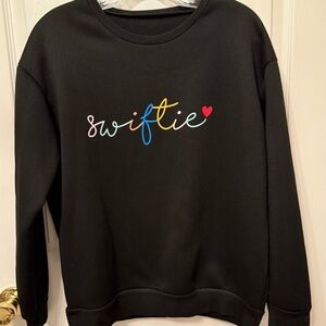 Black 'Swiftie' Sweatshirt Size M